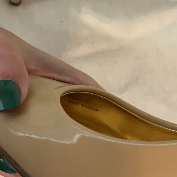 Coach Salma Soft Patent Leather Heels, Size 8B, Tan/Beige - Picture 12 of 13